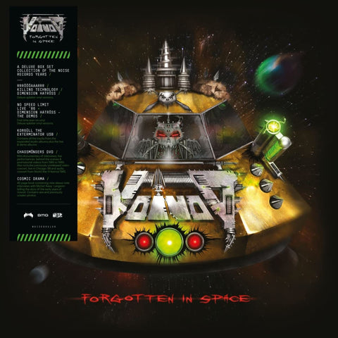 Voivod-"Forgotten In Space" Free Shipping! 6 Multicolored LPs Box Set, with DVD + 40 Page Book and USB drive