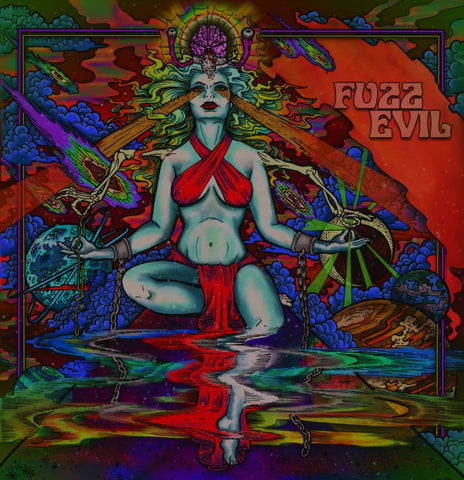 Fuzz Evil-"Fuzz Evil" Limited Edition Of 100 Clear Vinyl Worldwide, comes with a Band patch