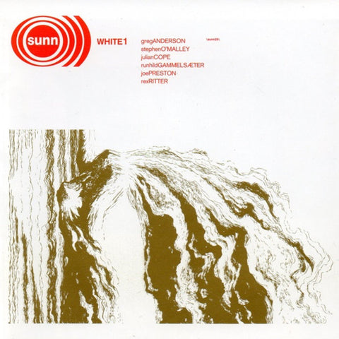 Sunn O)))-"White 1" 20th Anniversary Silver or Black Vinyl