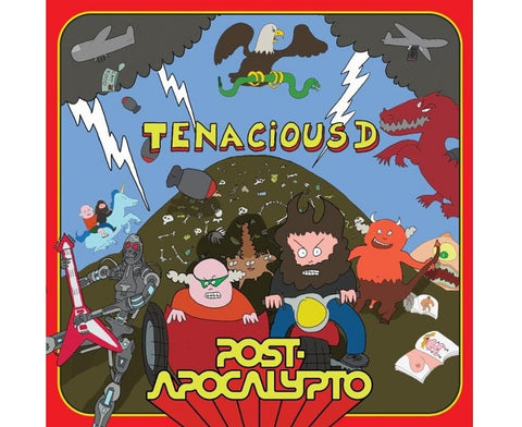 Random Pick! Tenacious D-"Post Apocalypto" 180 Gram, Translucent Green Colored Vinyl, 20-page 12x12'' booklet, comes with download card.