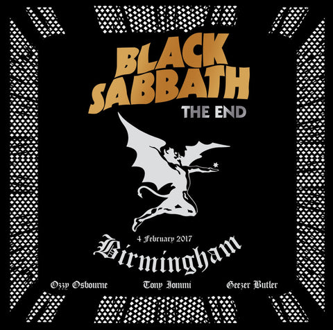 Black Sabbath-"The End:Live From the Genting Arena, Birmingham, 2017" Triple Black 180 Gram Vinyl Set