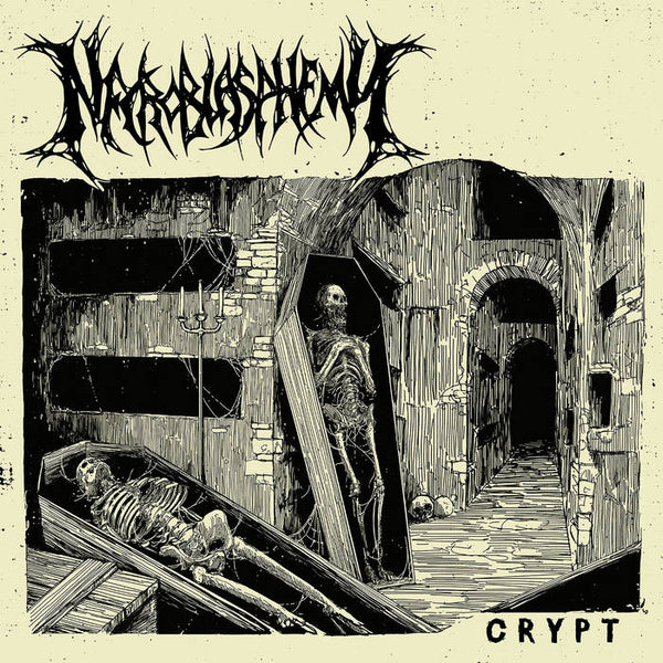 Necroblasphemy-"Crypt" Black Cassette, Limited to 50 Worldwide and Hand Numbered