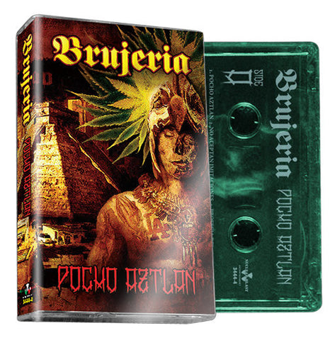Brujeria-“Pocho Aztlan” Green Cassette