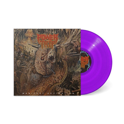 Power Trip-"Manifest Decimation" Purple or Yellow Vinyl, Special Riley Gale Foundation Edition