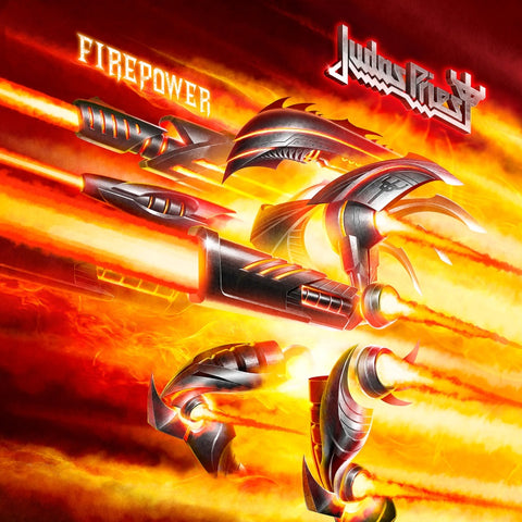 Judas Priest-"Firepower" Double 180 Gram Vinyl with Embossed Gatefold Jacket, 2 Printed Sleeves, and a Download Card