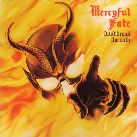Mercyful Fate-"Don't Break The Oath" Limited on Yellow with Black Streaks Vinyl