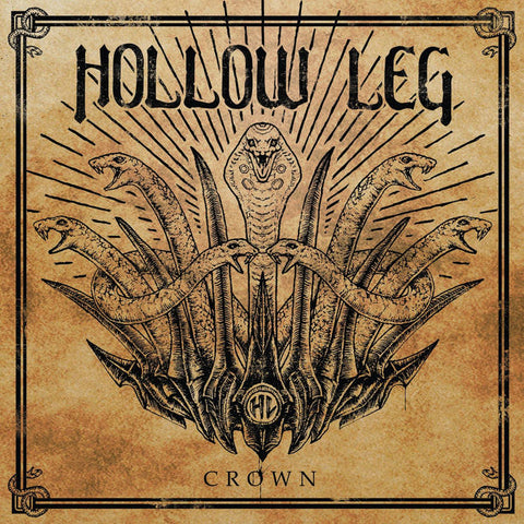 Hollow Leg-"Crown" Limited Edition Beer/Swamp Green Splatter. Comes with a Download Code.