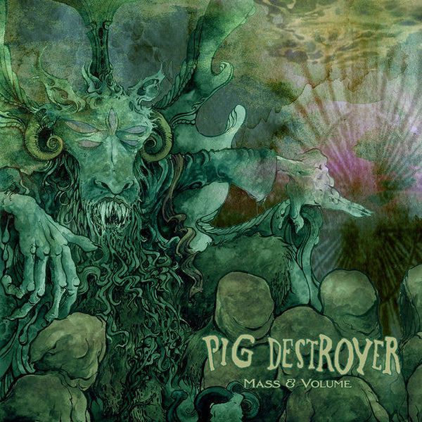 Pig Destroyer-"Mass and Volume" Limited Edition Kelly Green Vinyl.
