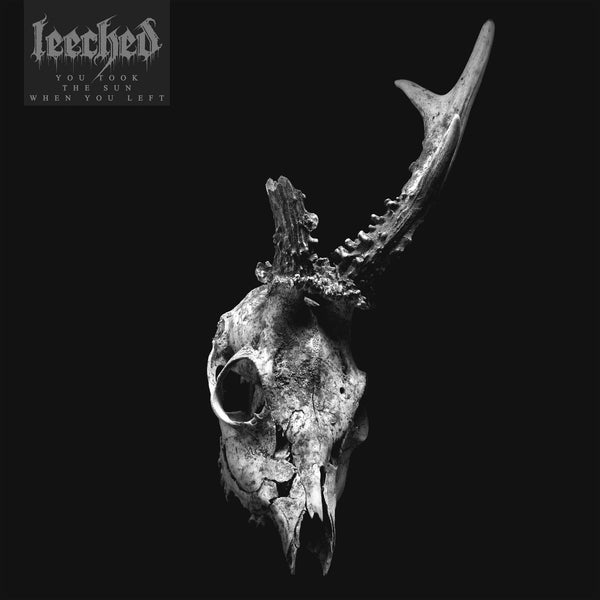 Leeched-"You Took The Sun When You Left" Limited Clear Colored Vinyl With Blue Splatter