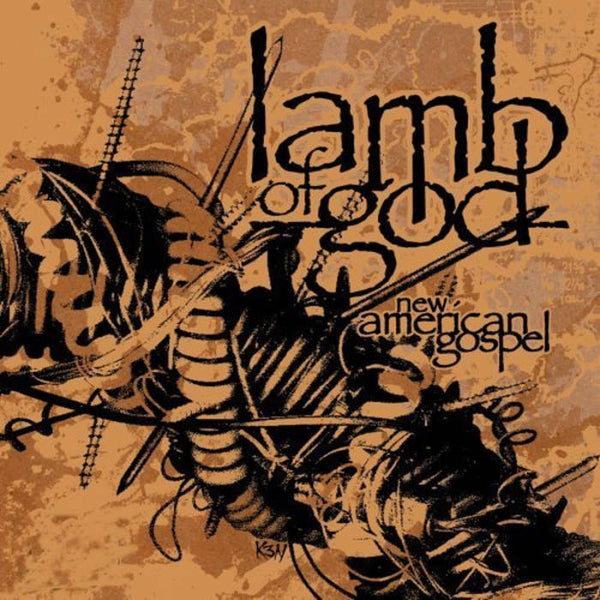 Lamb of God-"New American Gospel" Limited Clear Colored Vinyl With Orange And Black Splatter