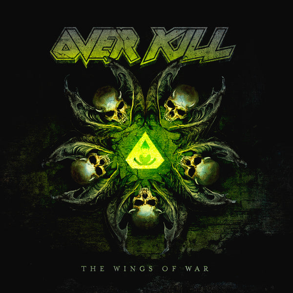 Overkill-"The Wings of War" Green/Yellow Splatter 2 LP, Grey 2LP, Green/Black Splatter 2LP, Black 2LP, or Green Cassette