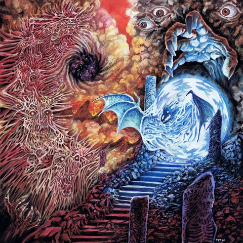 Gatecreeper-“An Unexpected Reality” Neon Magenta w/ Black Mix Color Vinyl
